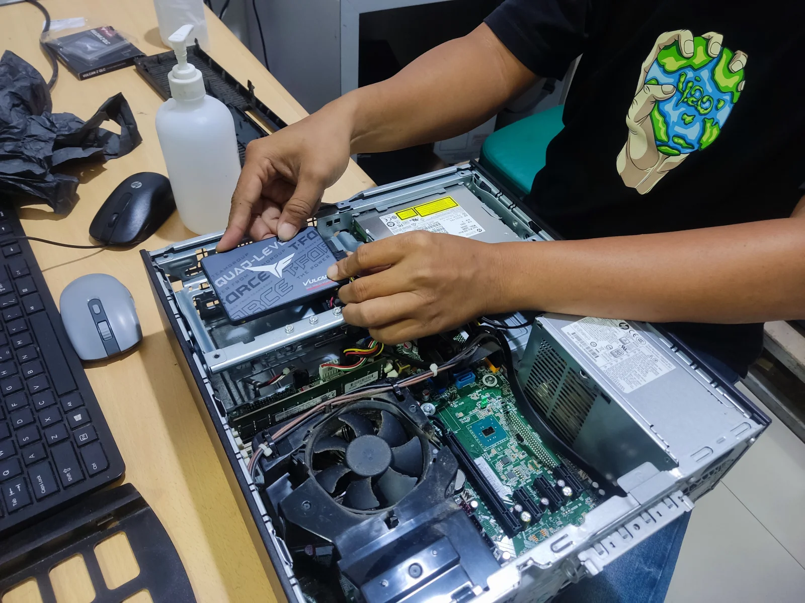 Perbaikan CR FUJI dan Upgrade SSD