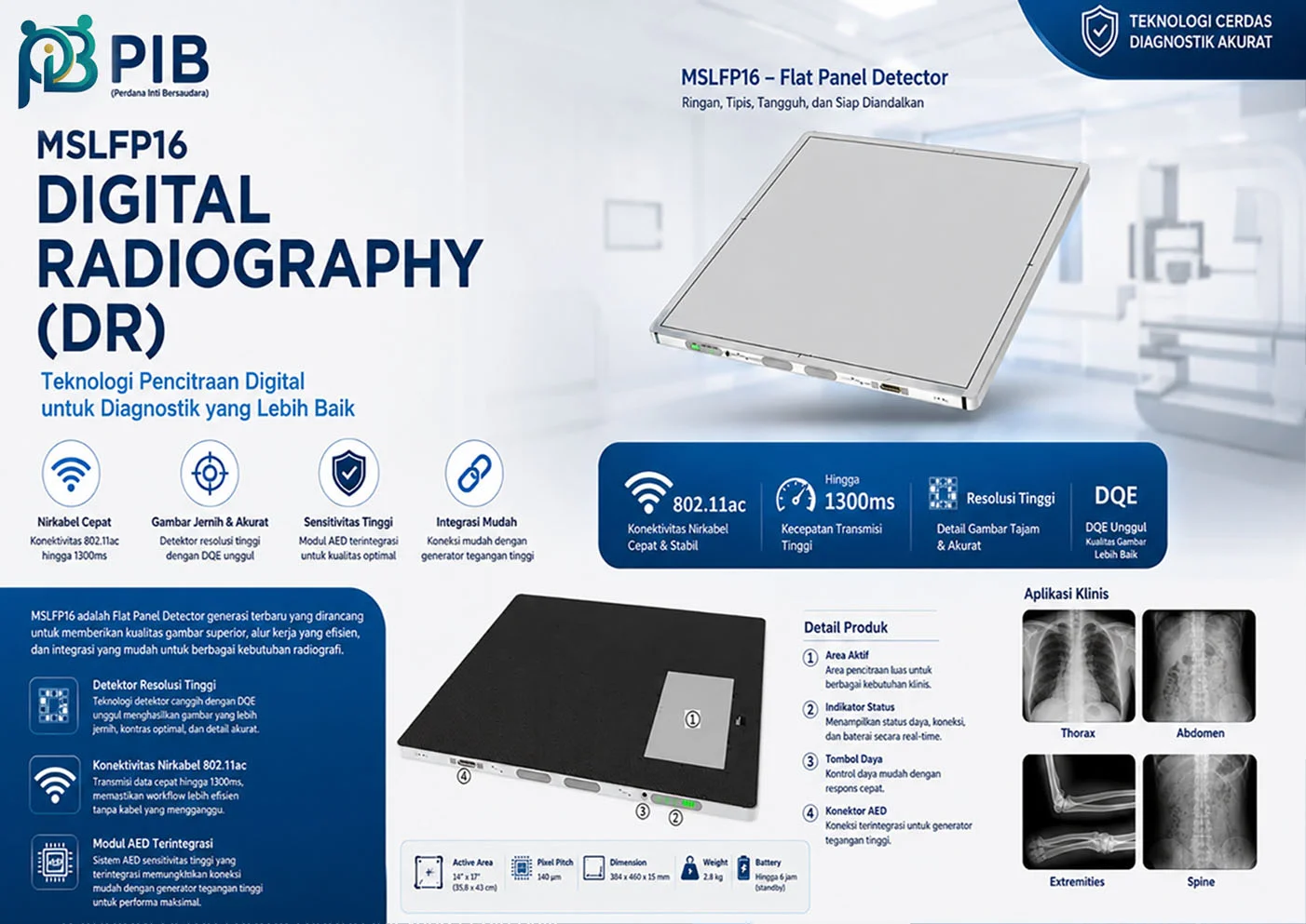 (DR) Digital Radiography MSLFP16