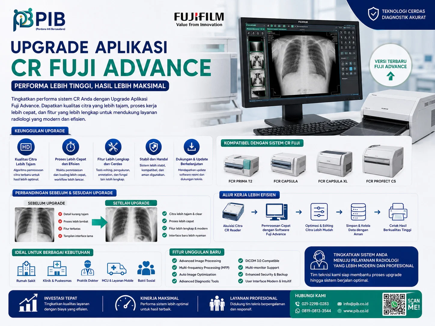 Upgrade Aplikasi CR Advance
