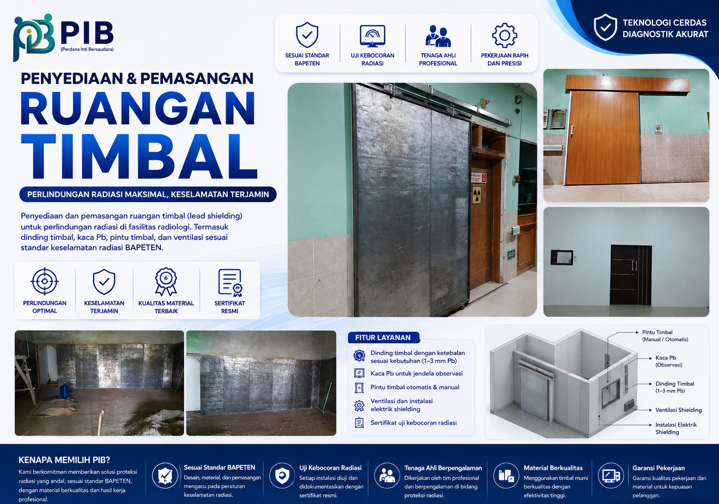 Penyediaan dan pemasangan  Timbal