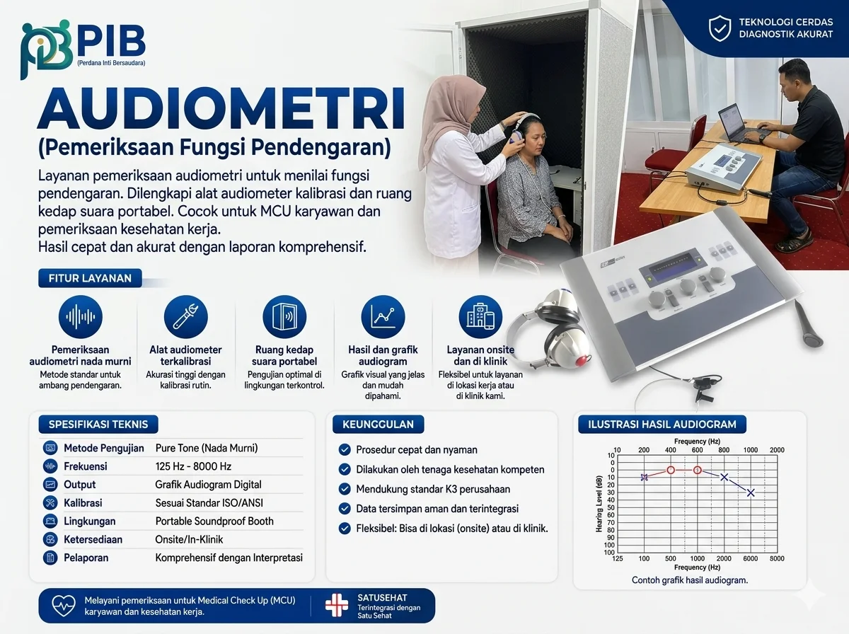 Layanan pemeriksaan Audiometri